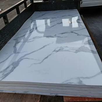 1220x2800mm ورق الرخام PVC الزخرف الداخلي