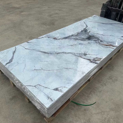 1220x2800mm ورق الرخام PVC الزخرف الداخلي
