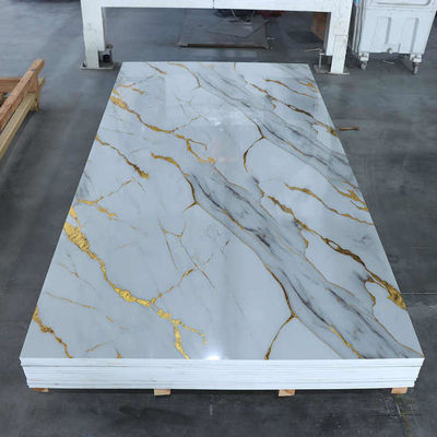 1220x2800mm ورق الرخام PVC الزخرف الداخلي