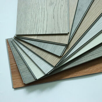 فورمالديهيد E0 SPC الأرضيات PVC مع الحجر الجيري المواد الخام حل الأرضيات متينة متفوقة للتطبيقات التجارية والسكنية