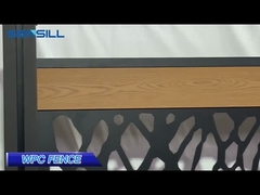 حديقة النتوء WPC السياج لوحة الخشب البلاستيك المركب العفن والدليل