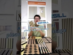 حافة مربعة مضادة للحريق لوحة لوحات صوتية لوحة خشبية للزخرفة المنزلية