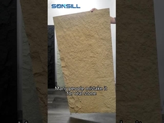 خفيفة الوزن بو البولي يوريثين حجر لوحة الجدار الاصطناعي فو 1200 * 600 مم